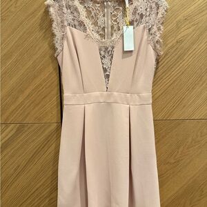 BCBGeneration Blush Lace Dress